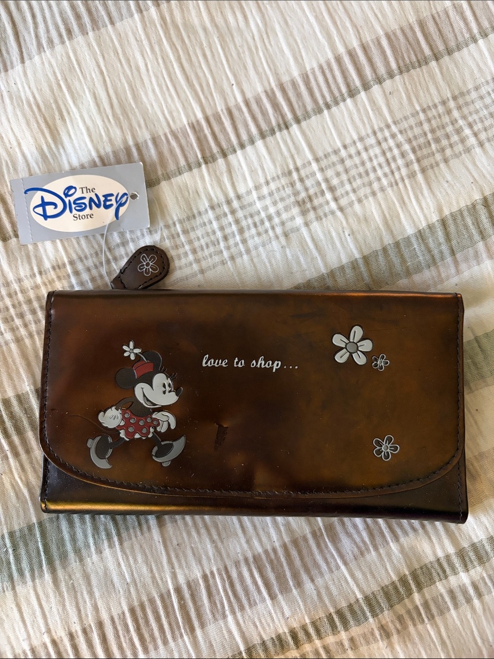 Disney Black and Red Minnie Wallet with Card Slots